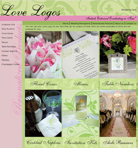 Love Logos web site screenshot
